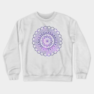 Mandala Purple Crewneck Sweatshirt